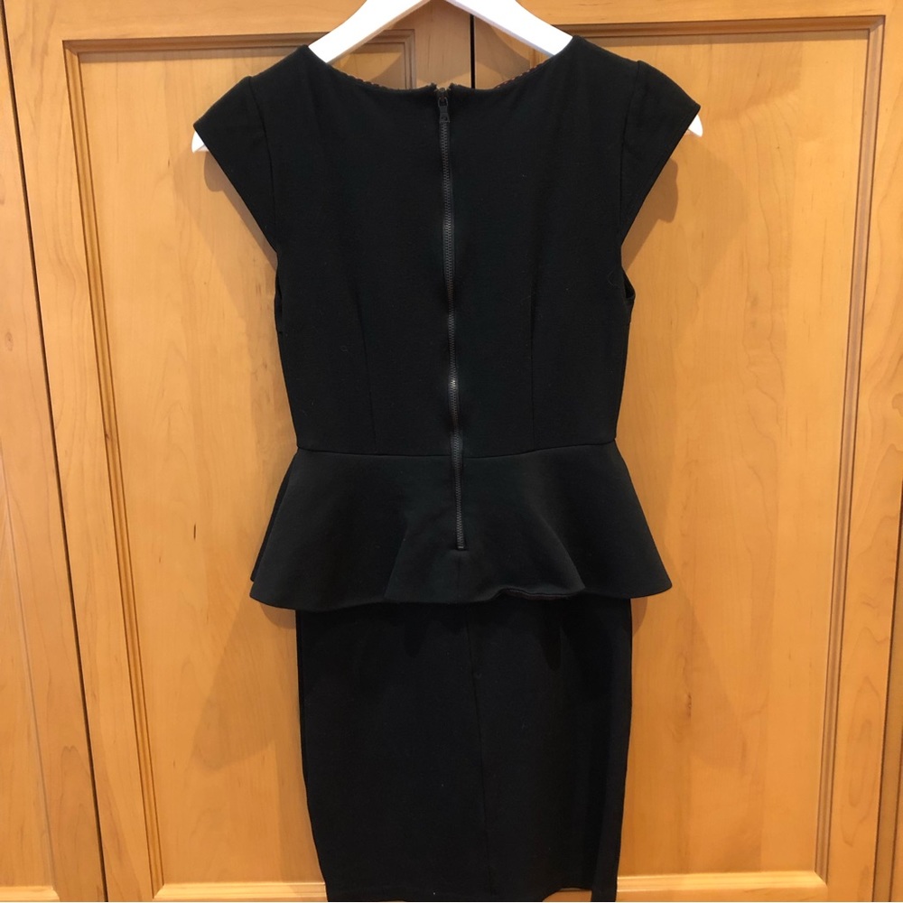 Alice and Olivia black peplum dress - Picture 3 of 4